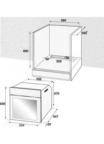 Газовый духовой шкаф beko big22100x